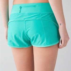 Lululemon speed shorts bali breeze mesh 2.5 inseam. Size 6